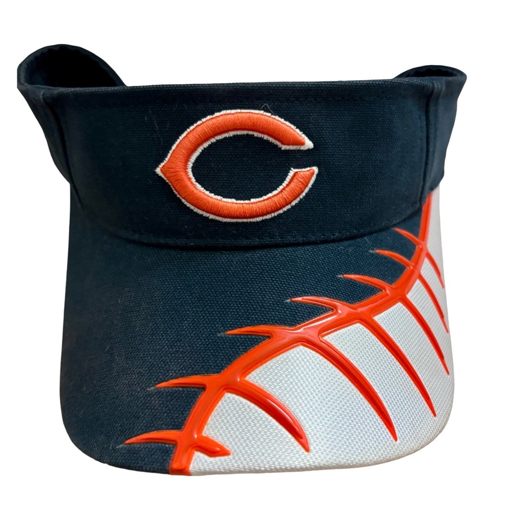 Reebok Chicago Bears Navy and Orange Baseball Visor Hat